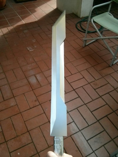 The blade after painting